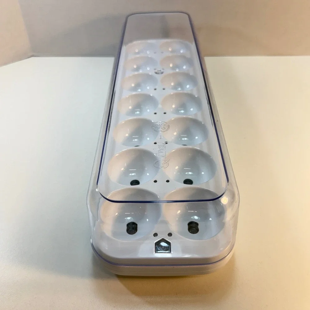 Quirky‎ GE Egg Minder Smart Egg Tray White Plastic Refrigerator Storage 14 READ